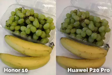 fototest Honor 10 vs Huawei P20 Pro ovoce