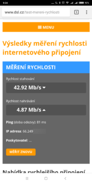 Měření rychlosti bez VPNhub