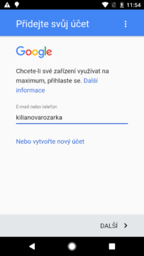 Na telefonu přihlásíte dítě Google Family Link