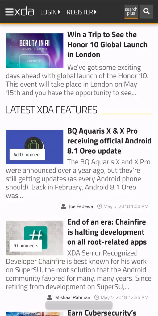 Navigation Gestures android