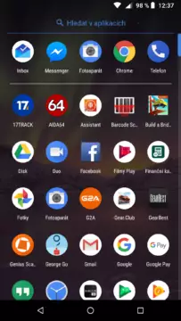 Nokia 6.1 appdrawer