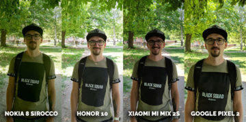 Srovnání fotoaparátů fototest Honor 10, Pixel 2, Xiaomi Mi Mix 2S, Nokia 8 Sirocco selfie