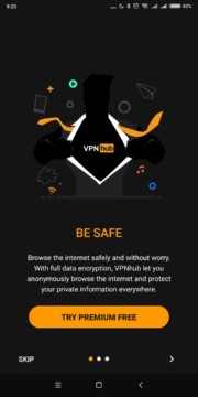 Průvodce - bezpečí VPNhub