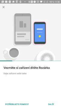 Průvodce připojením Google Family Link