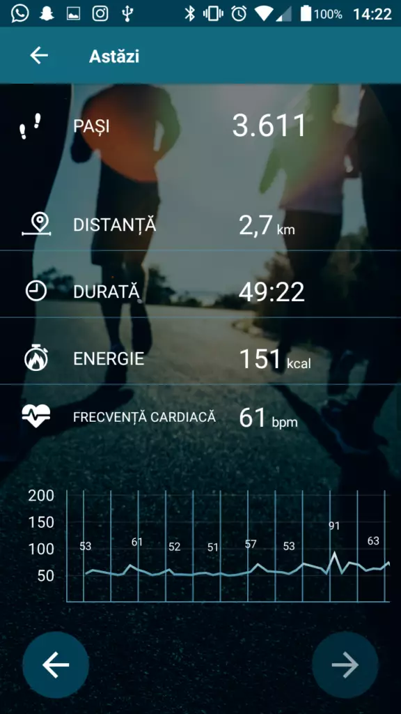 Silvercrest Fitness naramek aplikace