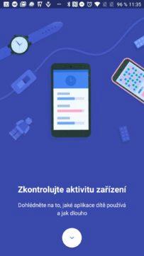 Google Family Link Zkontrolujte aktivitu zařízení