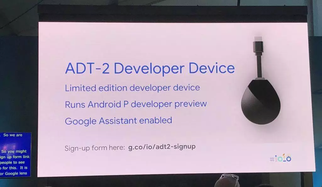 android tv adt-2 chromecast televize