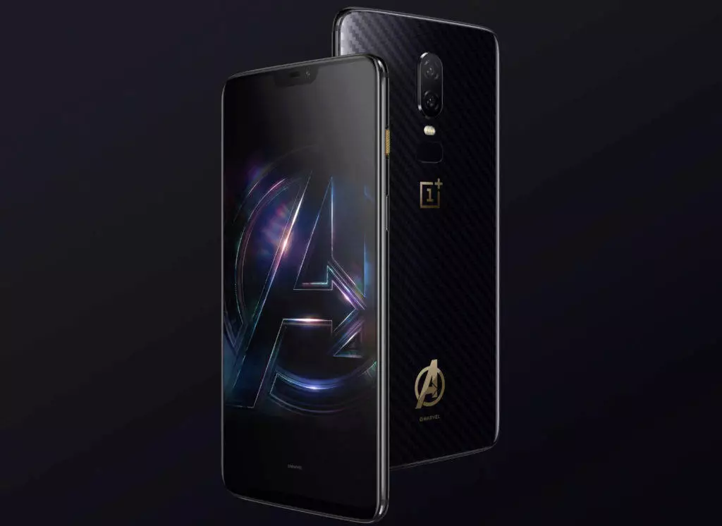 avengers edice oneplus 6 design