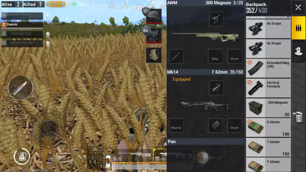 loot veci pubg mobile