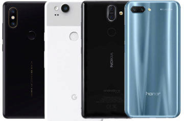 Srovnání fotoaparátů v mobilech Honor 10, Xiaomi Mi Mix 2S, Nokia 8 Sirocco a Pixel 2