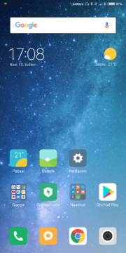 Domovská obrazovka Xiaomi Mi Mix 2S nenabízí žádná překvapeni