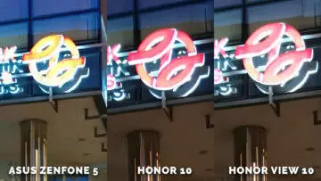 Asus Zenfone 5 vs. Honor 10 vs. Honor View 10 jak foti noc - logo dpp