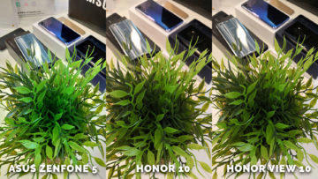 Umělé osvětlení test - Asus Zenfone 5 vs. Honor 10 vs. Honor View 10