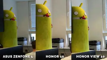 jak fotí Asus Zenfone 5 vs. Honor 10 vs. Honor View 10 - maskot