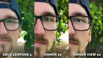 Portret test detail - Asus Zenfone 5 vs. Honor 10 vs. Honor View 10