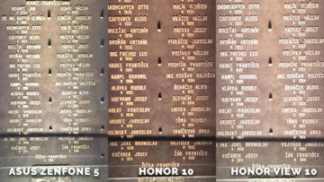 Text pomník - Asus Zenfone 5 vs. Honor 10 vs. Honor View 10