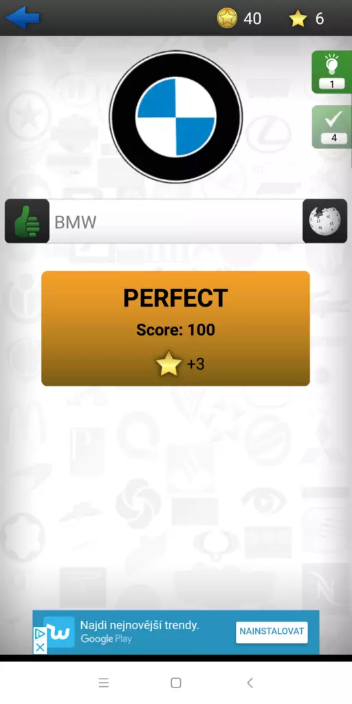 BMW jsme uhodli Logo Quiz Ultimate