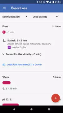 GoBe2 Google Fit