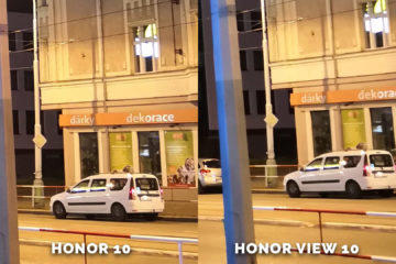 Honor 10 vs. Honor View 10 fototest auto