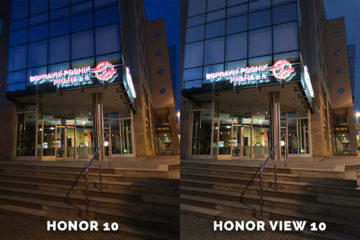 Honor 10 vs. Honor View 10 nocni fotografie testovani dopravni podnik
