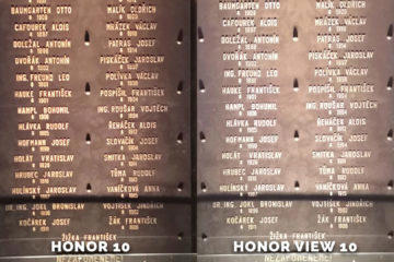 Honor 10 vs. Honor View 10 srovnani fotomobilu