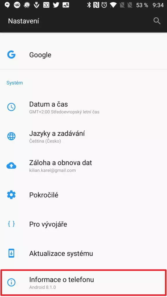 Informace o telefonu Fake GPS Joystick