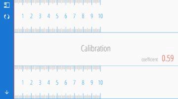 Kalibrace měřítka Ruler