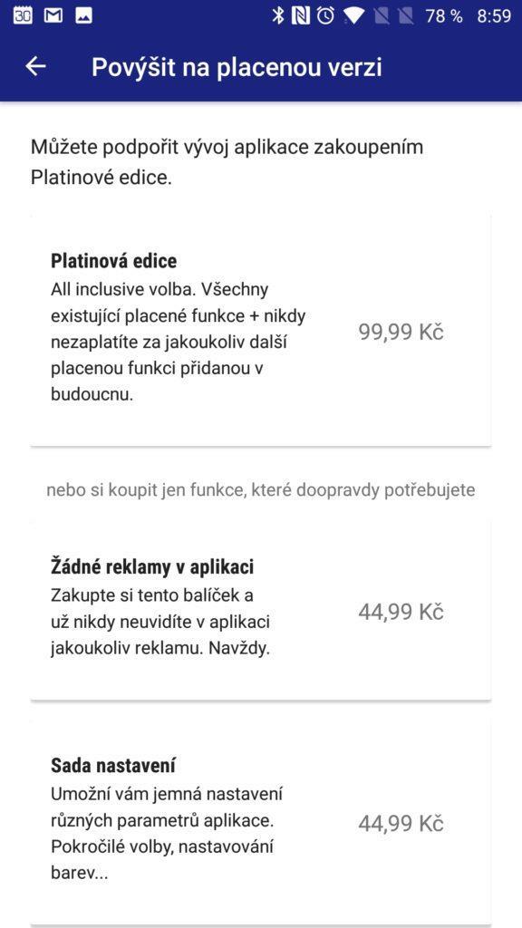 Atomic Clock & Watch Accuracy Tool Nabídka placených verzí