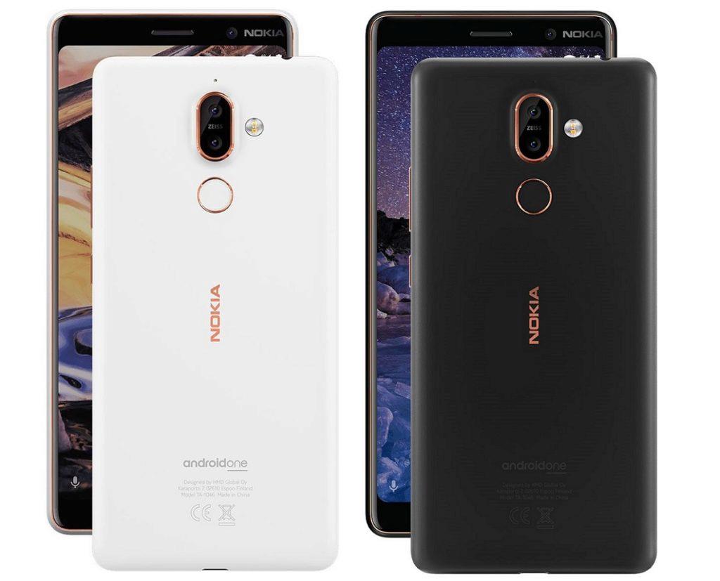 Nokia 7 Plus barevné varianty