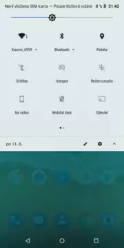 Nokia 7 Plus notifikace