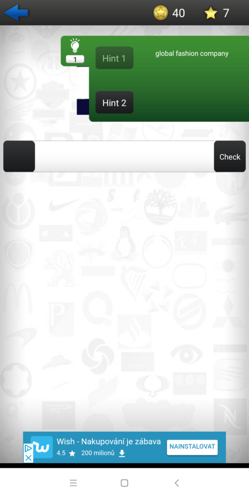 Nápovědy za hvězdičky Logo Quiz Ultimate
