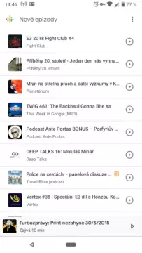 Podcasty Google nove epizody