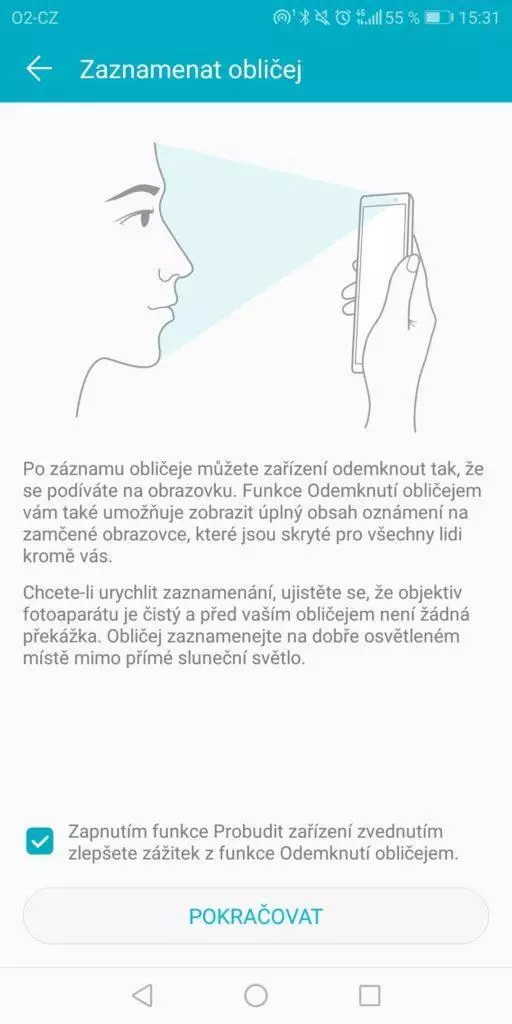 Recenze-Honor View 10-odemykani oblicejem-3