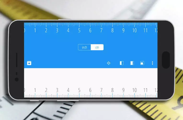 Ruler aplikace pravitko Android