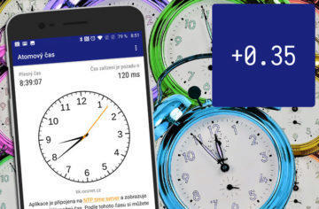 Seřiďte si hodinky a hodiny podle atomových hodin s českou aplikací
