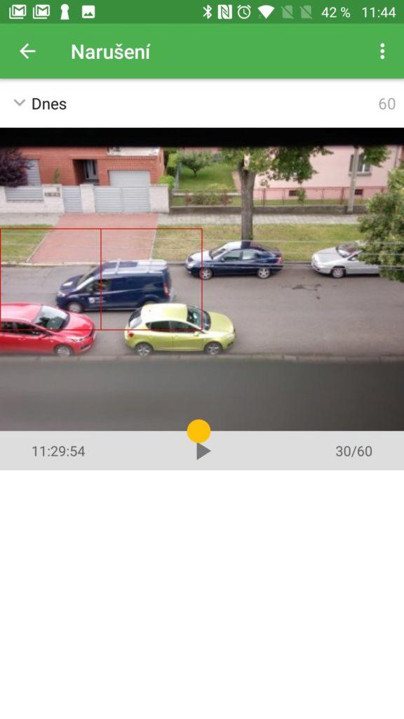 Sledujeme narušení Výběr role Přihlášení účtem Google Úvodní nastavení Security Camera