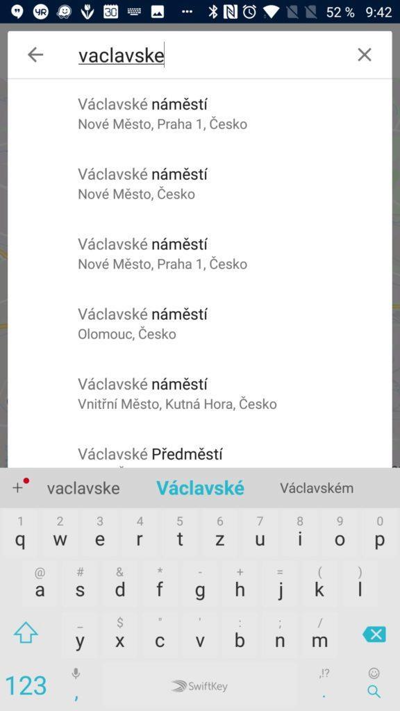 Vyhledání místa Fake GPS Joystick