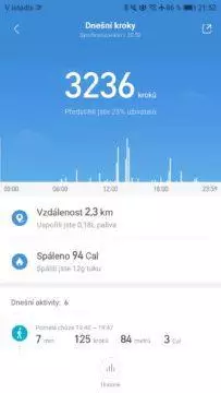 Xiaomi Mi Band 3 Mi Fit aktivity