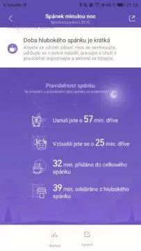 Xiaomi Mi Band 3 Mi Fit aktivity