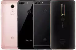 fototest levnych telefonu xiaomi honor huawei nokia