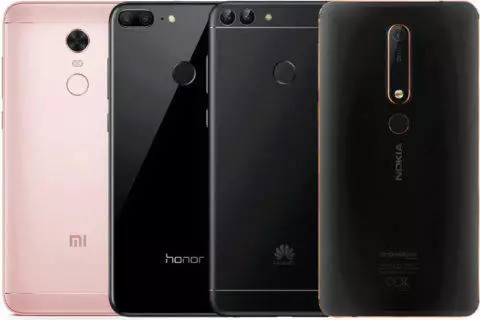 fototest levnych telefonu xiaomi honor huawei nokia