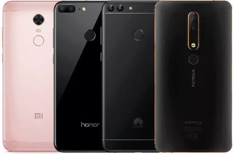 fototest levnych telefonu xiaomi honor huawei nokia