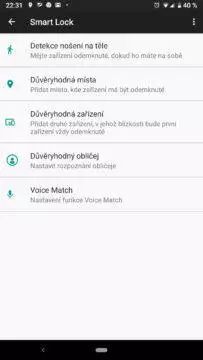 smart lock android nastaveni