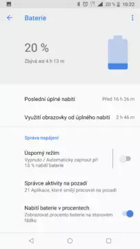 vydrz baterie nokia 8 sirocco