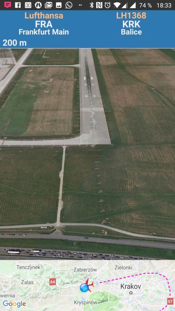 A slibovaný pohled z kabiny Air Traffic
