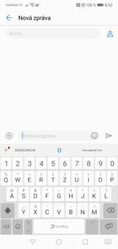 Huawei P20 lite klávesnice