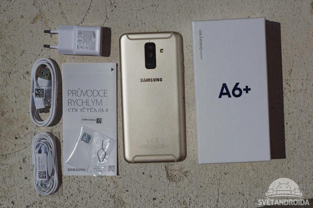 Samsung Galaxy A6 Plus obsah balení