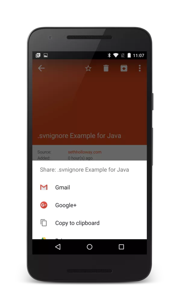 Sharedr android aplikace