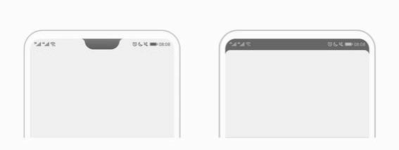 Skrytí výřezu obrazovky na Huawei P20