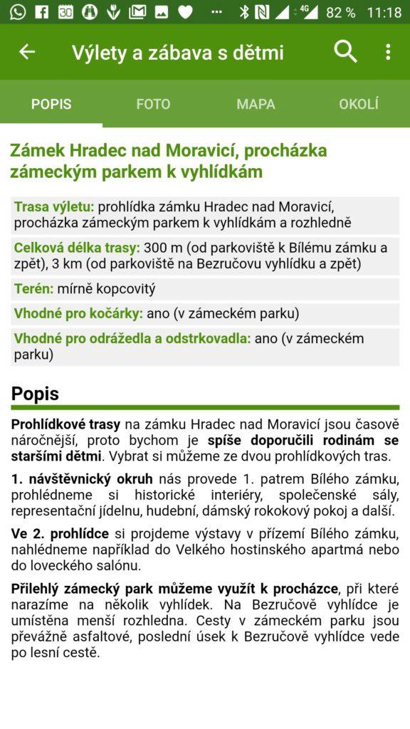 Tip na procházku Výlety a zábava